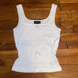 NWOT Ralph Lauren ribbed tank with waist tie